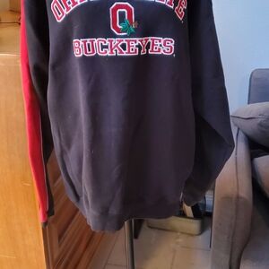 Ohio State Buckeyes Black and Red Sweatshirt
